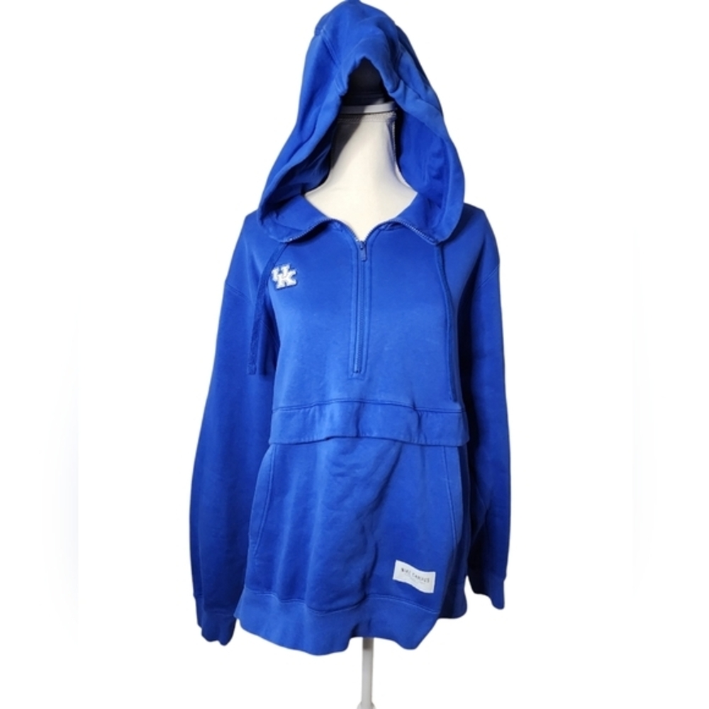 Nike royal Kentucky wildcats club half‎ zip hoodie